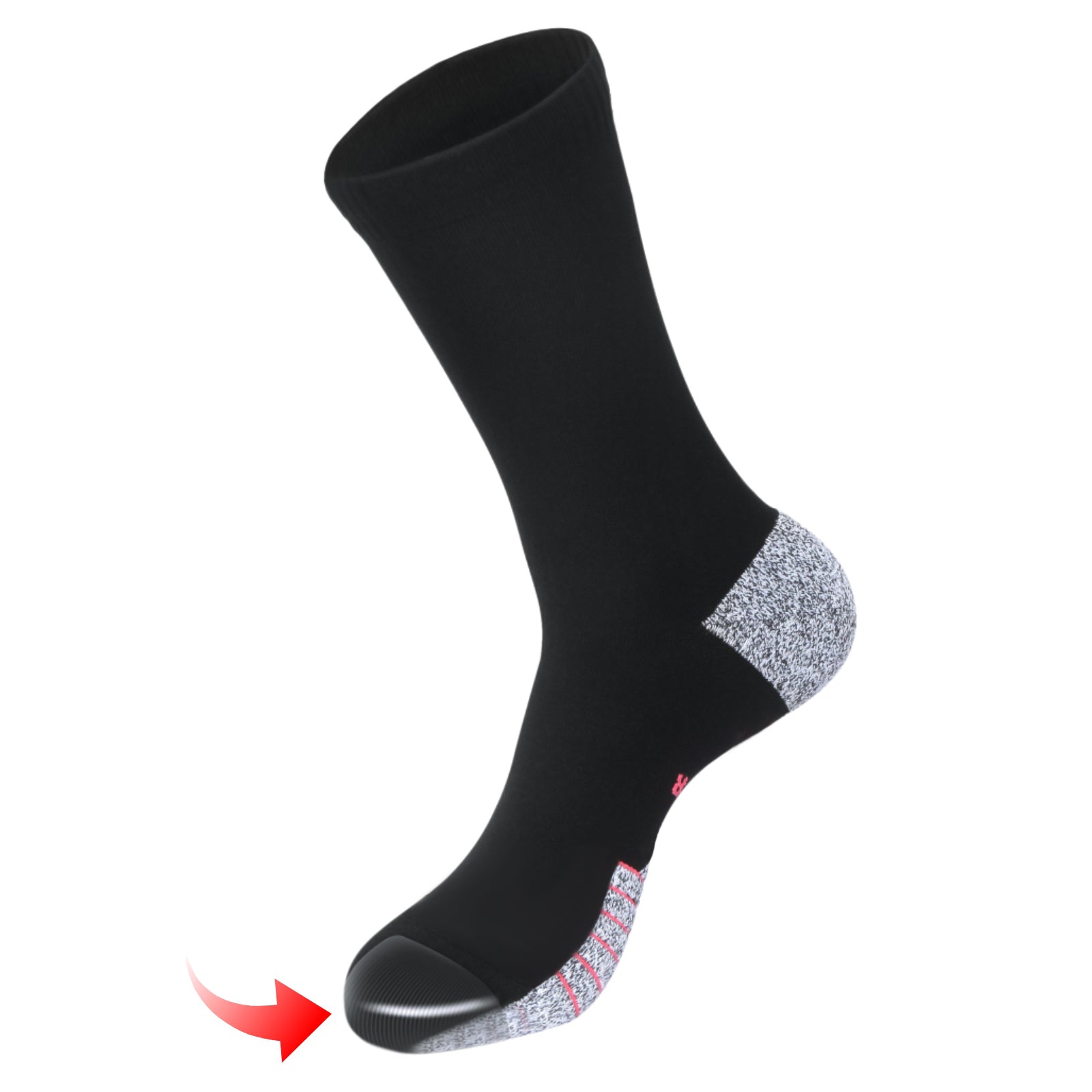 ASHOMIE ToeArmor™ Socks US Size Men's 8-12/Women's 9-13